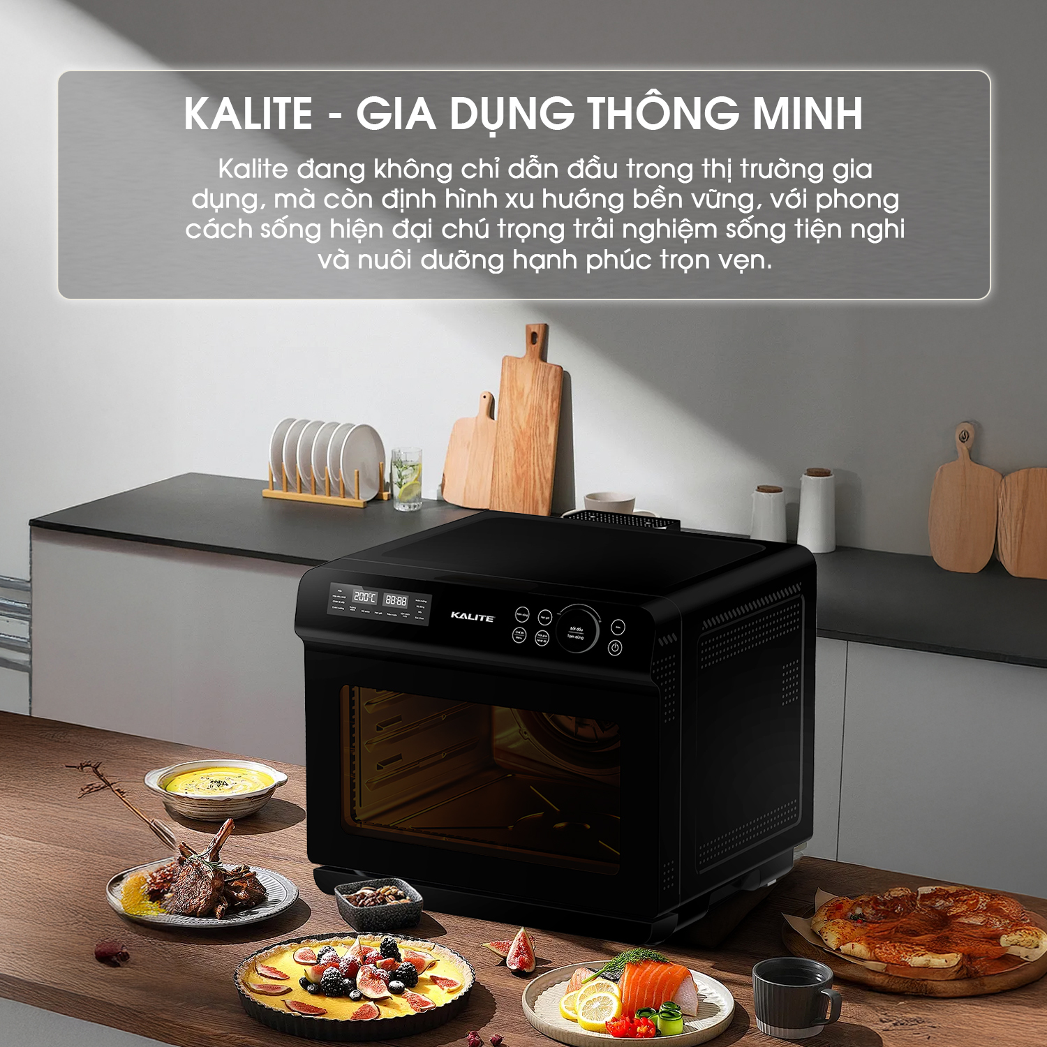 Nồi chiên hơi nước KALITE STEAM FUSION PRO, 4in1 - 20L - Ảnh 12