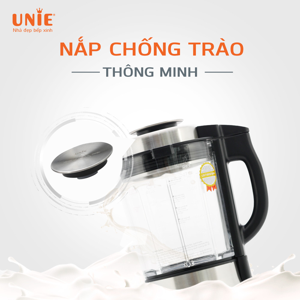 Máy làm sữa hạt UNIE V6S dung tích 1,75L, điều khiển 1 chạm - Ảnh 10