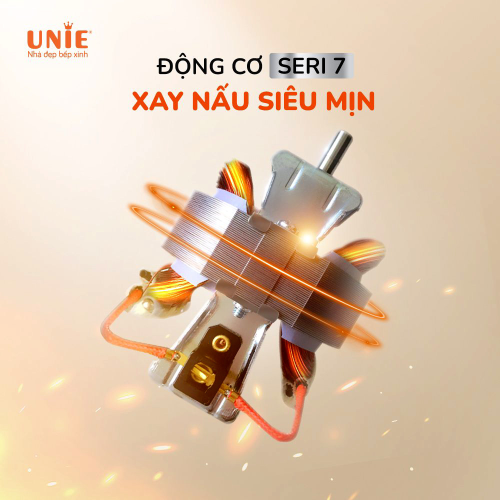 Máy làm sữa hạt UNIE UMB12 dung tích 1,2L, 10 chức năng xay nấu - Ảnh 6