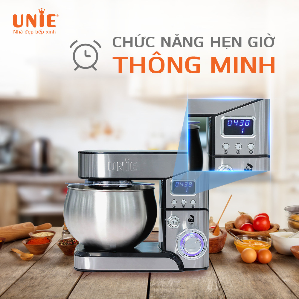Máy trộn bột đa năng Unie EM2  dung tích 5L, 6 tốc độ điều chỉnh - Ảnh 7