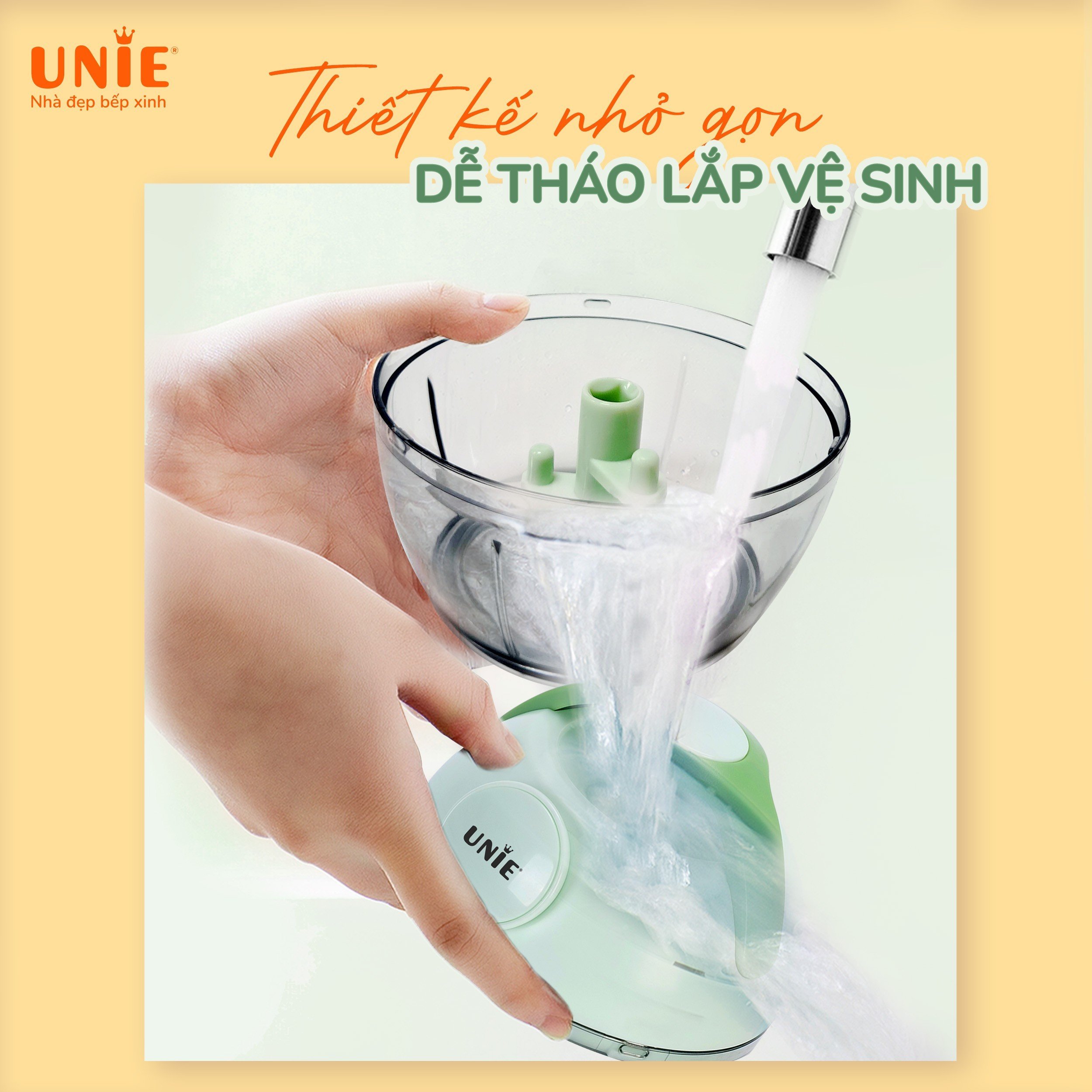 Máy xay hành tỏi ớt mini UNIE UC180 - Ảnh 5