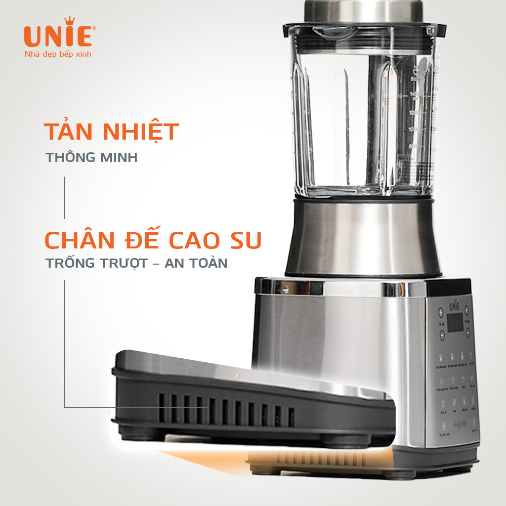 Máy làm sữa hạt UNIE V8S, 10 chức năng nấu - Ảnh 8