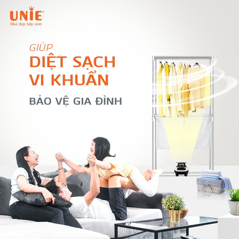 Máy sấy quần áo UNIE UE-666 sấy 15-20kg quần áo 1 lần - Ảnh 6