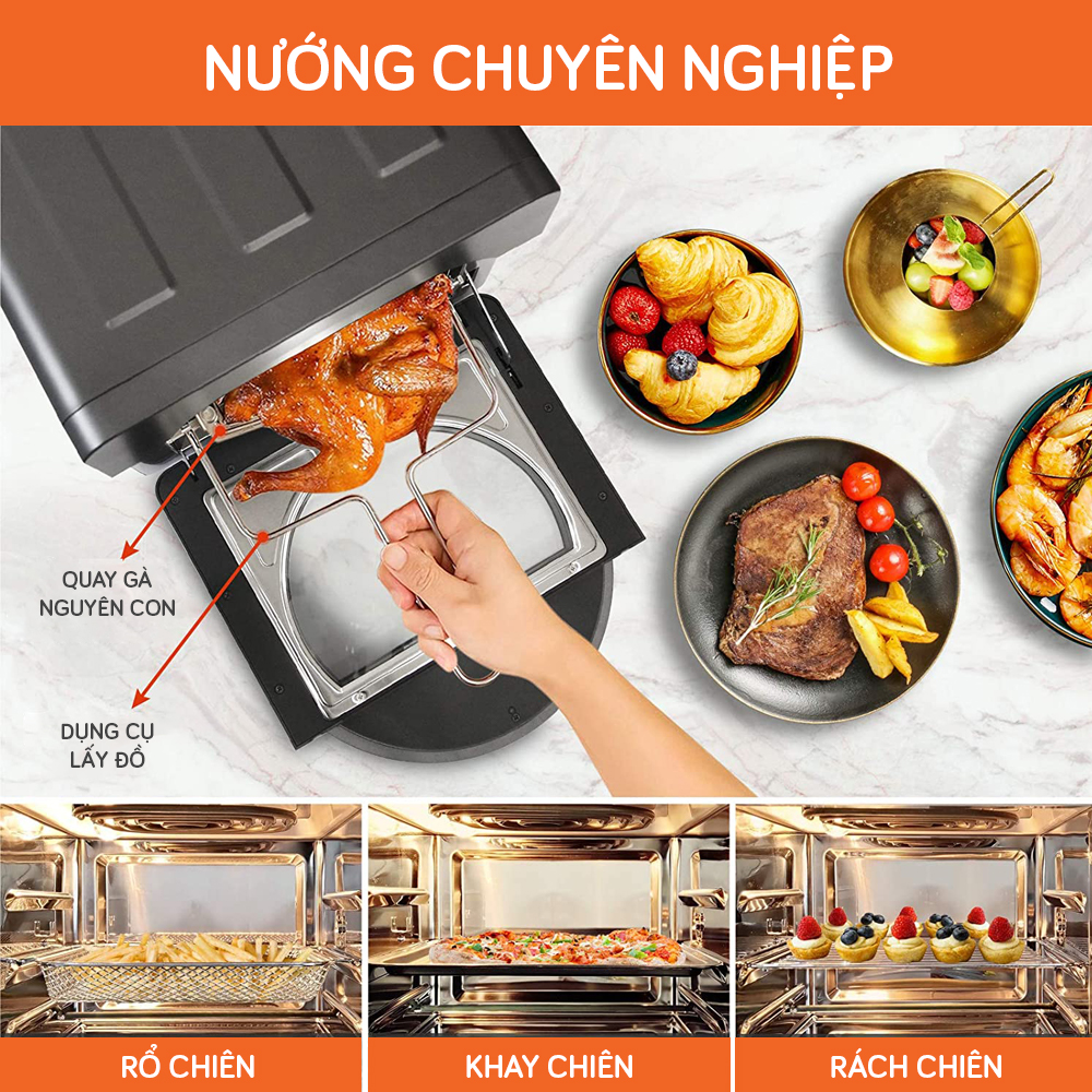 Nồi chiên không dầu UNIE UE-999 - Ảnh 2