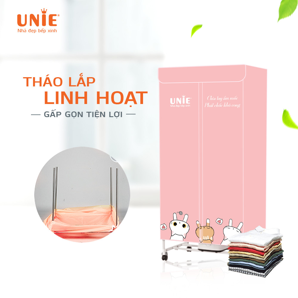 Máy sấy quần áo UNIE UE-666 sấy 15-20kg quần áo 1 lần - Ảnh 11