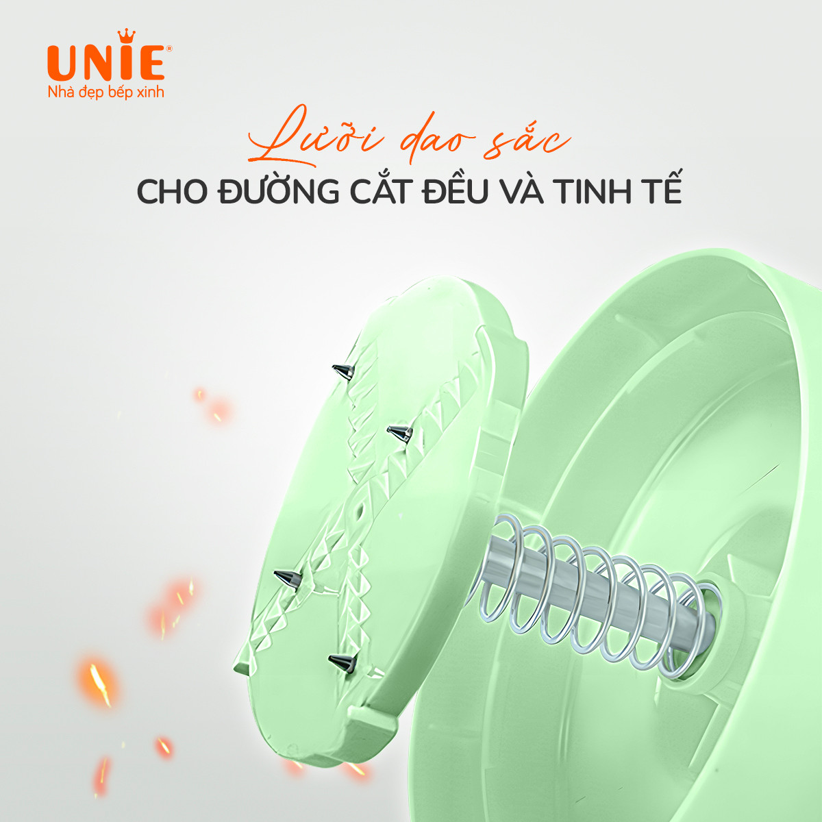 Máy bào đá mini Unie UIC20 , chất liệu nhựa ABS/ PP - Ảnh 7