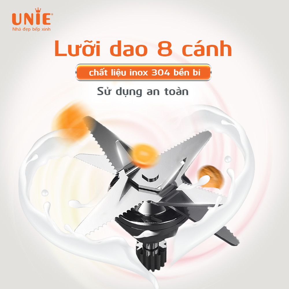 Máy nấu sữa hạt UNIE V3 dung tích 1,75L, công suất 1800W - Ảnh 6
