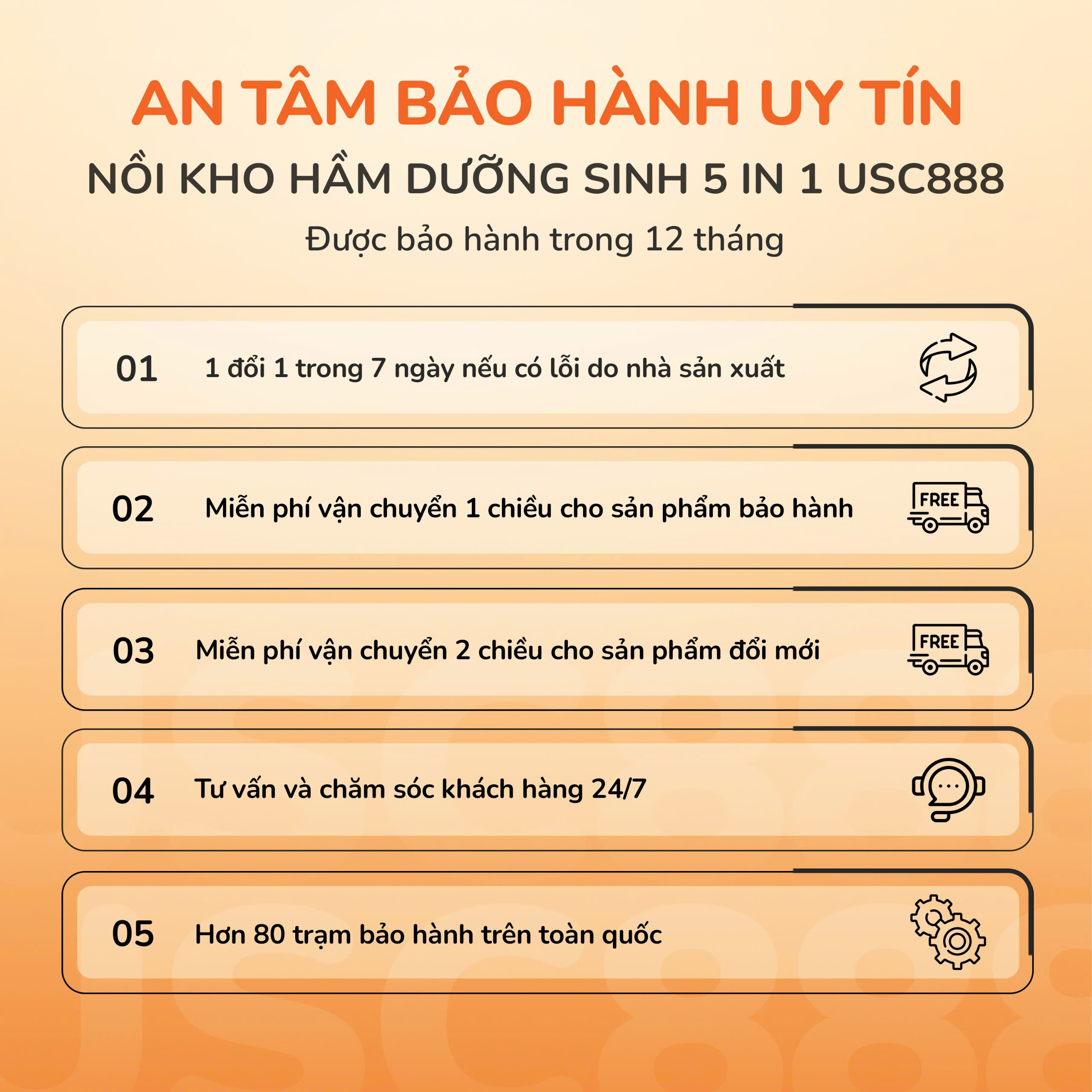 Nồi kho hầm dưỡng sinh 5 in 1 UNIE USC888, nắp sứ kép cao cấp - Ảnh 7