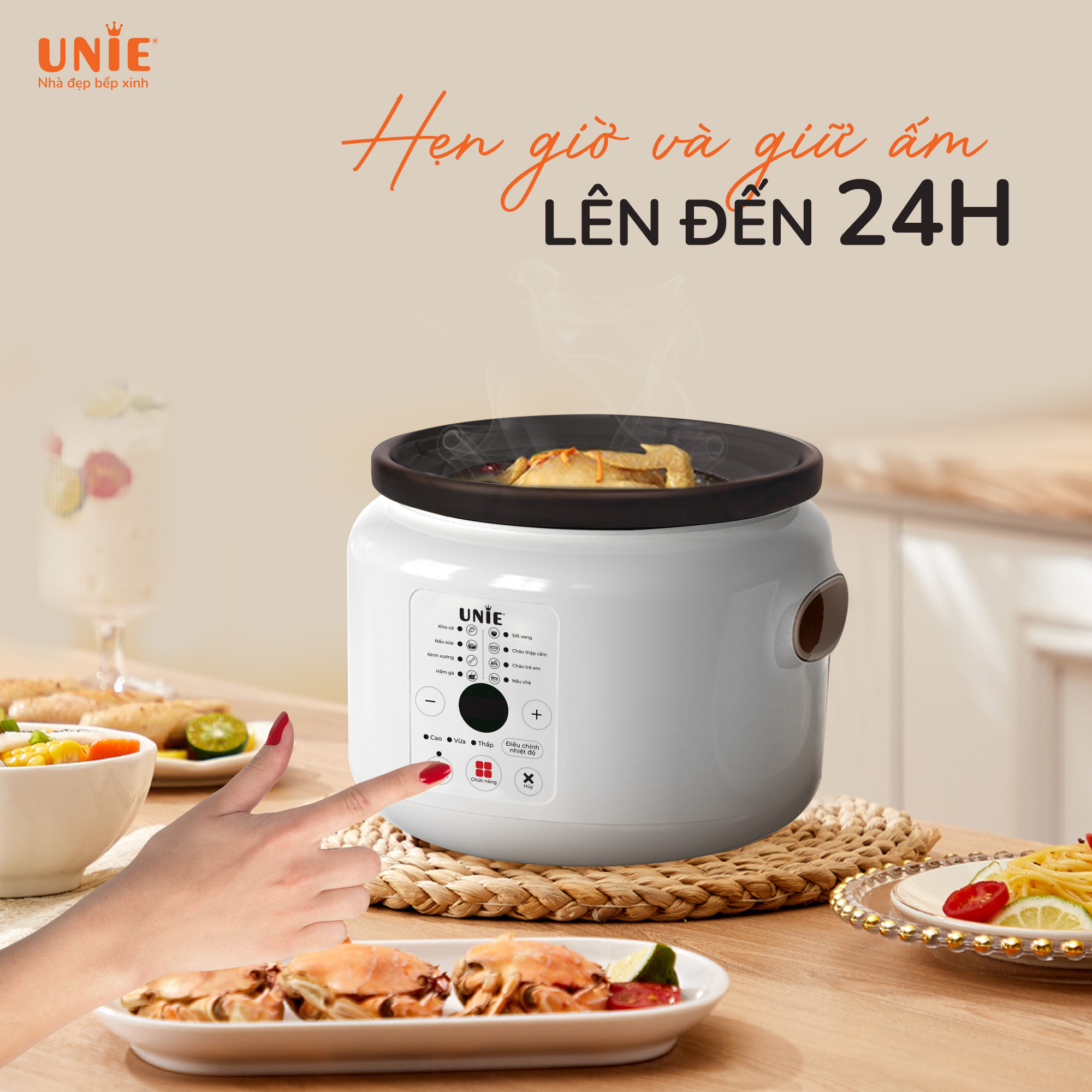 Nồi kho hầm chuyên dụng UNIE USC208 dung tích 2L - Ảnh 4