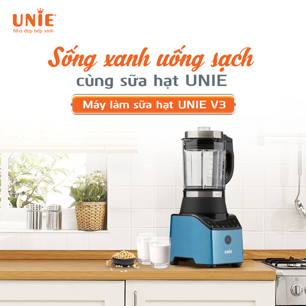 Máy nấu sữa hạt UNIE V3 dung tích 1,75L, công suất 1800W - Ảnh 3