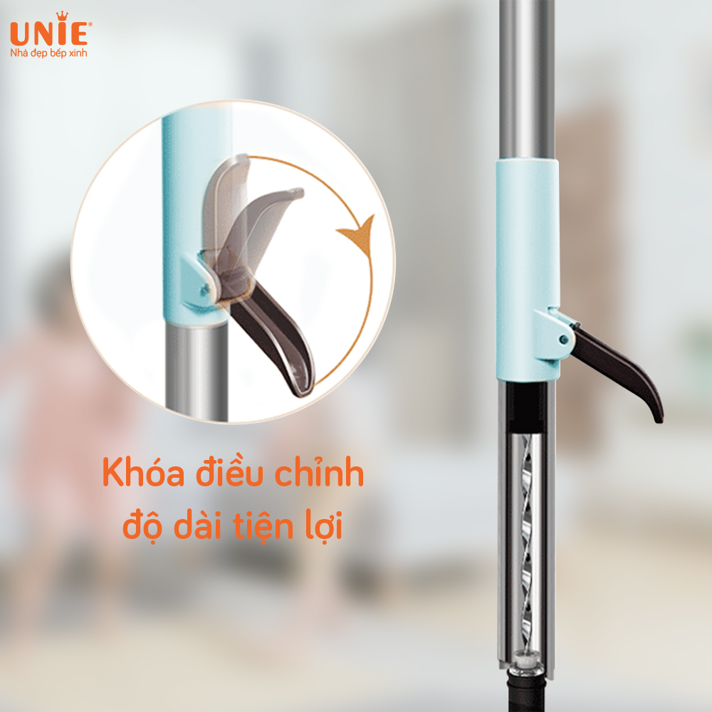 Chổi lau nhà UNIE UN-246 nhỏ gọn, giặt- vắt tích hợp - Ảnh 7