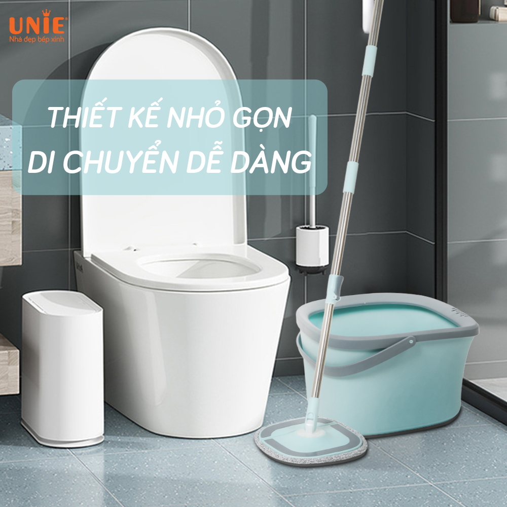 Chổi lau nhà UNIE UN-246 nhỏ gọn, giặt- vắt tích hợp - Ảnh 17