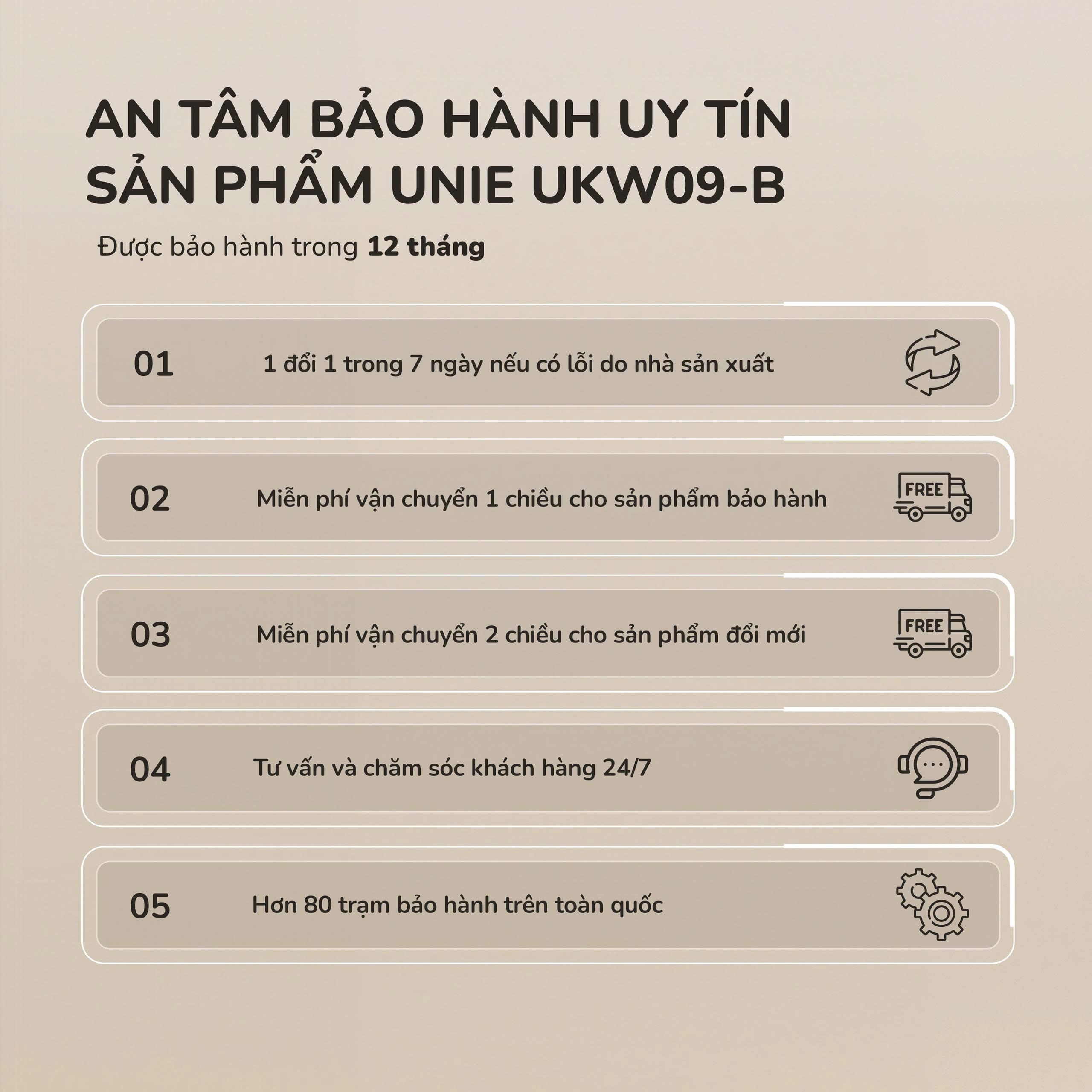 Phích giữ nhiệt UNIE UKW09-B, dung tích 1,4L, giữ nhiệt 36 giờ - Ảnh 6