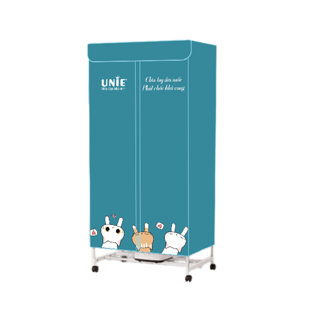 Máy sấy quần áo UNIE UE-688 sấy 10-20kg cùng lúc, gấp gọn tiện lợi