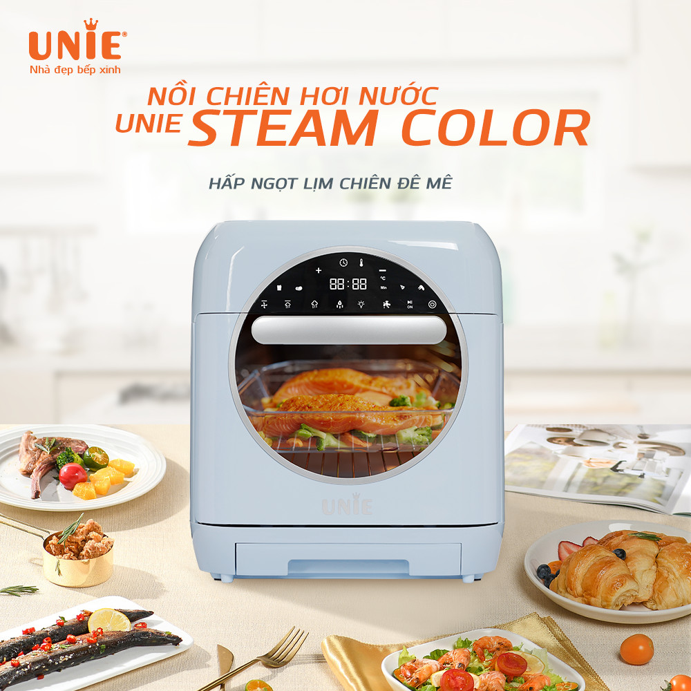 Nồi chiên hơi nước UNIE STEAM COLOR - 15L chiên hấp 2 trong 1 - Ảnh 5